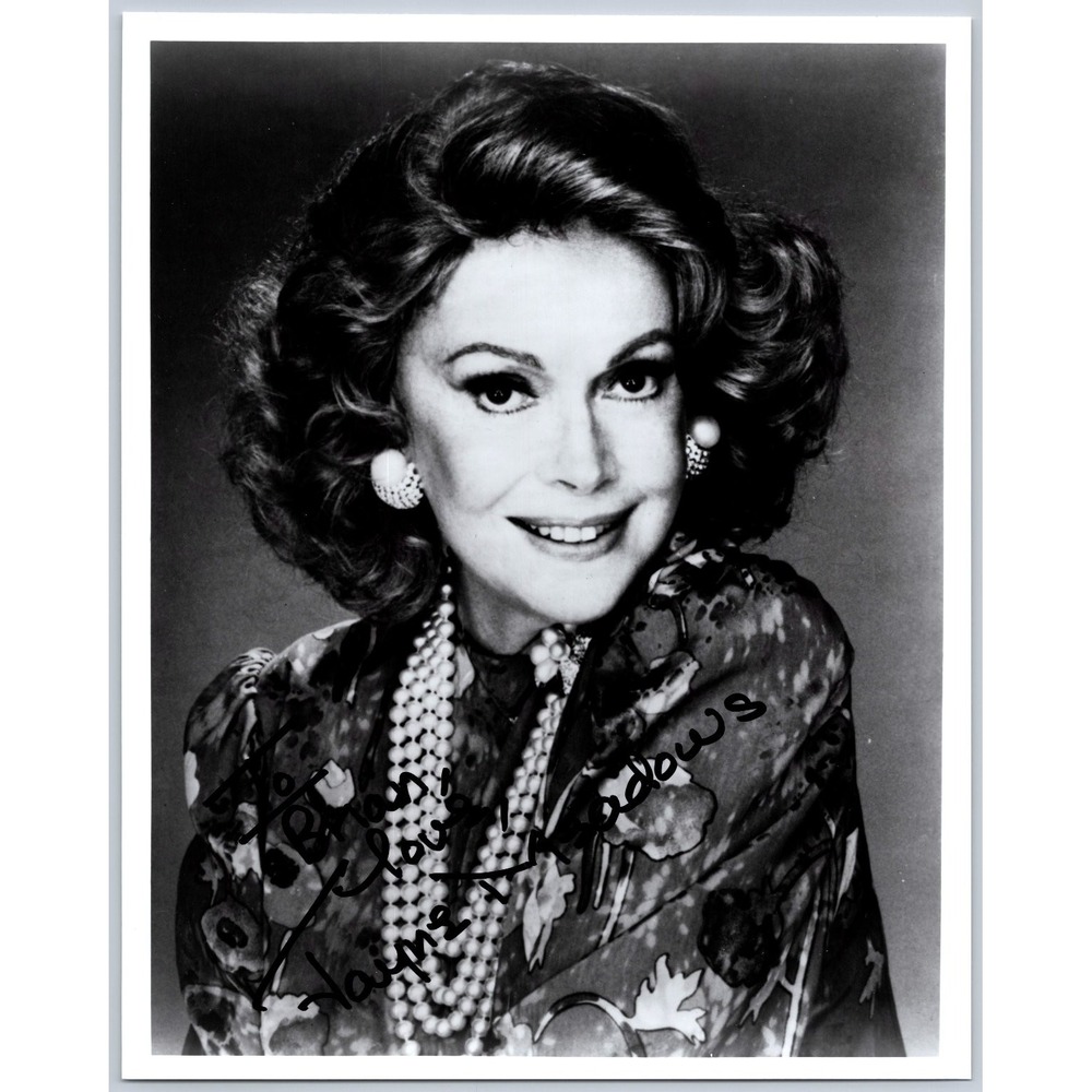 Joyce Meadows Hand Signed Autographed 8x10 Photograph Actress Hollywood